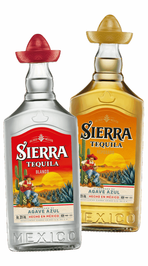 Bottle of Tequila Blanco and Tequila Reposado
