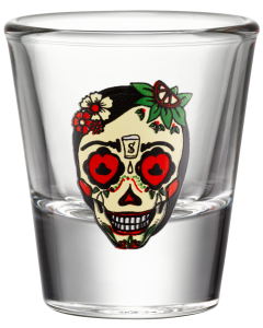 !NEU! - Sierra Tequila - Shotglas 'Día de los Muertos' - Frau - 2cl