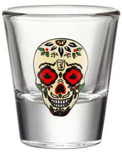 !NEU! - Sierra Tequila - Shotglas 'Día de los Muertos' - Mann - 2cl