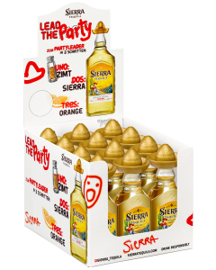 NEU - Sierra Tequila Reposado '38% vol' (12 x 50ml)