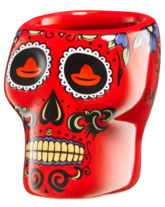 Sierra Tequila - Shot Glass 'Skull 2cl' - Red